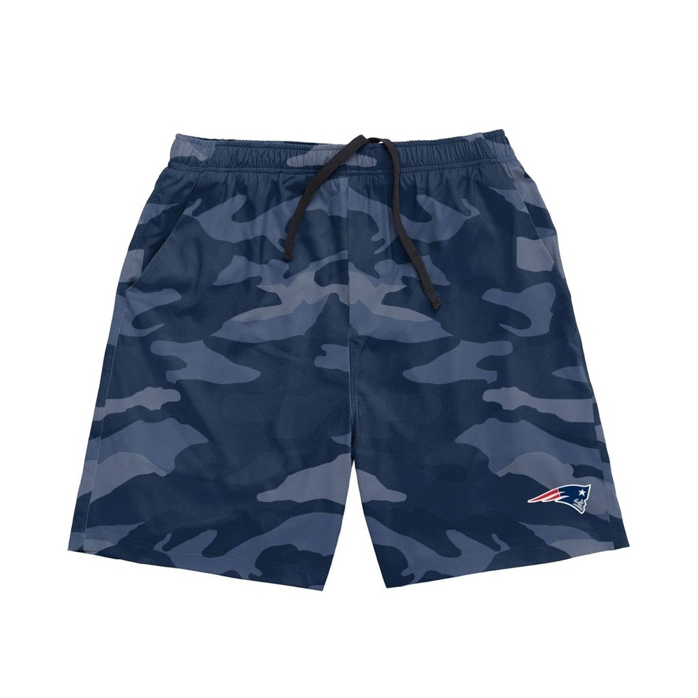 NEW Mens NFL Officially Licensed Blue Tonal Camo Shorts New England Patriots XXL